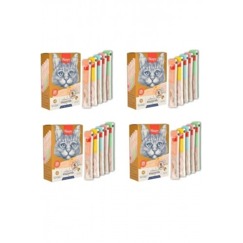 Wanpy Kedi Sıvı Ödül Karma 25 Li X 4 Lü Eko Paket